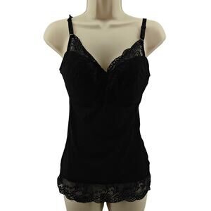 Rhonda Shear Classic Pin-Up Smoothing Cami Black Medium